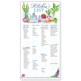 Long Pad-Handpainted Kitchen List Vegetable Icons