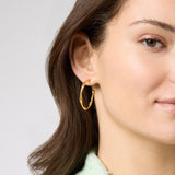 Gold Bamboo Hoop Small