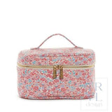 Marseille With Pink Pinstripe Liner Luxe Train 2 Cosmetic Case