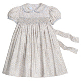 Winthrop Floral Smocked Peter Pan Dress