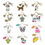 ENAMEL KEY CHAIN ASSORTMENT (F20)