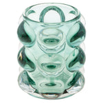 LUCIA HOBNAIL VOTIVE  TEAL (S22)
