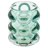 LUCIA HOBNAIL VOTIVE  TEAL (S22)