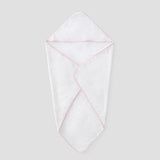 Light Pink Gingham Baby Hooded Towel