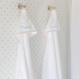 Light Pink Gingham Baby Hooded Towel