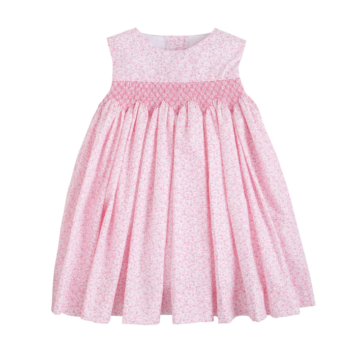 Little English Simply Smocked Dress - Pink Vinings