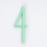 Slim Number Candle