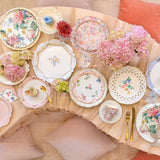Pink Chintz Bow Cups