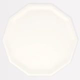 Cream Decagon Compostable Dinner Plates