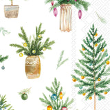 Festive Holidays Green Guest Towel