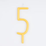 Slim Number Candle