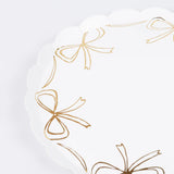 Gold Bow Salad Plates