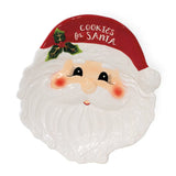 Holly & Ivy Santa Cookie Plate