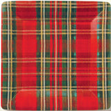 Classic Check Square Dessert Plate