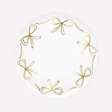 Gold Bow Salad Plates