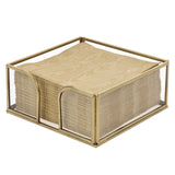 Gold Edge Glass Bev Caddy