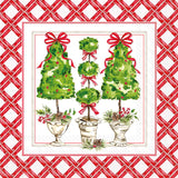 Holly Topiary Bev Napkin