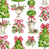 Holly Topiary Guest Towel