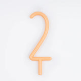 Slim Number Candle