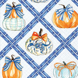 Chinoiserie Pumpkin Topiary Guest Towel