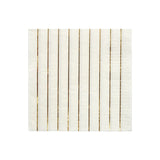 Gold Stripe Lunch Napkins