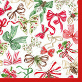 Christmas Bows Lunch Napkin