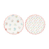 Ditsy Posy Scalloped Side Plates
