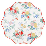Vintage Floral Dinner Plates