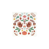 Folk Fall Small Napkins (x 16)