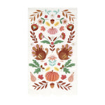 Folk Fall Guest Towels (x 16)