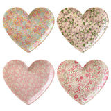 Meri Meri x Liberty Mixed Set Reusable Heart Plate