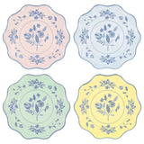 Vintage Botanical Dinner Plates