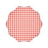 Red Gingham Side Plates