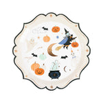Ornate Edge Halloween Side Plates (x 8)