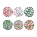 Meri Meri x Liberty Red & Green Reusable Small Pla