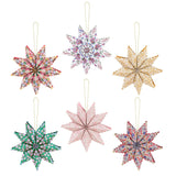 Meri Meri x Liberty Paper Star Tree Decorations (x