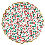 Holly Ditsy Dinner Plates (x 8)