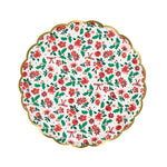 Holly Ditsy Side Plates (x 8)