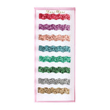 Glitter Hair Clips (x 8)