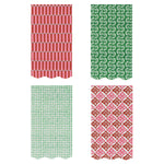 Meri Meri x Molly Mahon Red & Green Guest Towels (