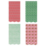 Meri Meri x Molly Mahon Red & Green Guest Towels (