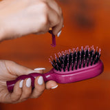 Mini Boar Bristle Hair Brush Mulberry
