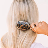 Mini Detangler Hair Brush for Medium Hair Tortoise