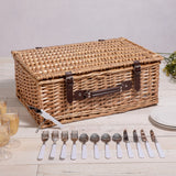 Belmont Basket Navy Blue & White Stripe