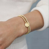 eCollegiate Classic Gold 3mm Bracelet Ole Miss