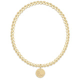 eCollegiate Classic Gold 3mm Bracelet Ole Miss