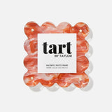 Orange Marbled Acrylic Picture Frame