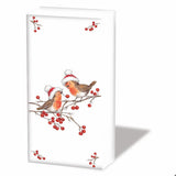 Christmas Robins, White Tissue