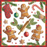 Gingerbread Cookies Bev Napkin