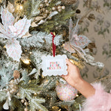 Pearl White Frame Ornament